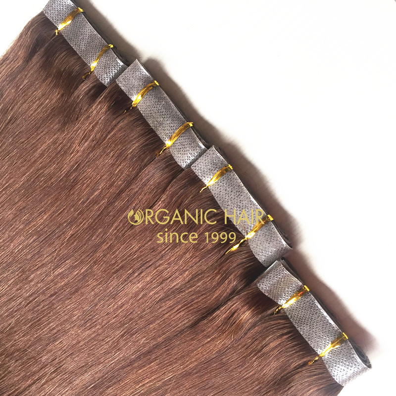 Factory wholesale seamless skin weft hair extensions